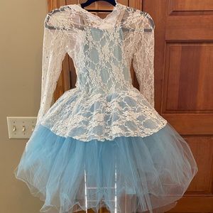 embellished child ballet costume